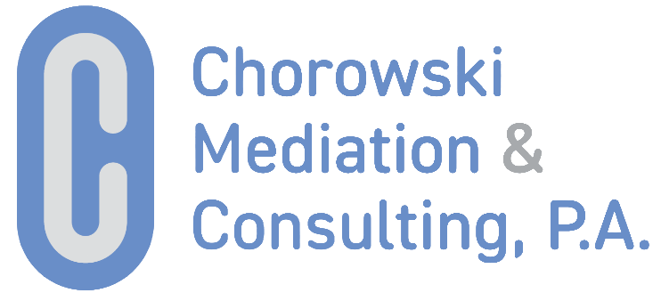 Chorowski Mediation & Consulting logo - text plus circled C